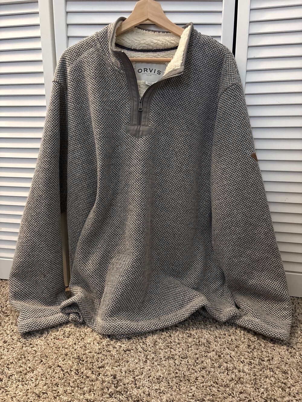 Orvis Men’s Fleece-lined Sweater